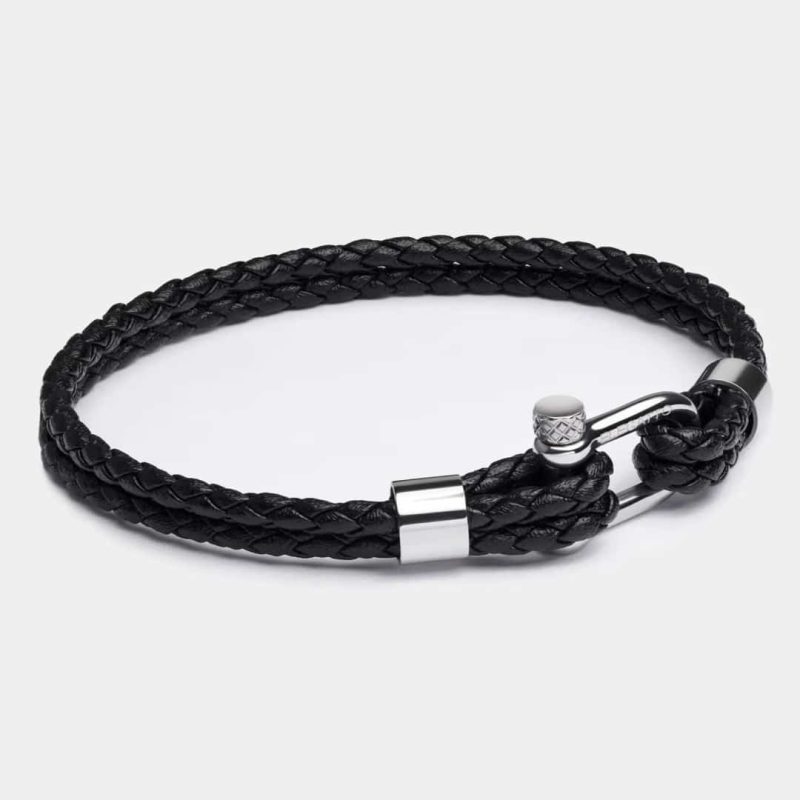 Elegatto Helix Black, armbånd herre