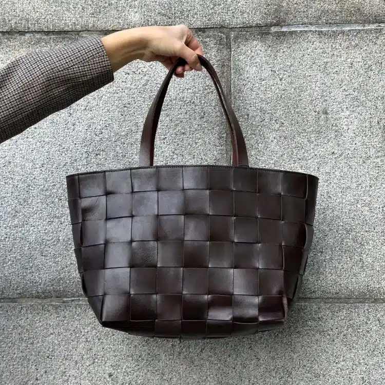 ADAX Limona shopper Meike Dark Brown(2)