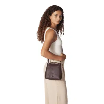 ADAX Cormorano shoulder bag Vilma - burgunder