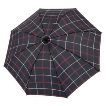 Doppler Modern Art Automatic Check Karo Blue Classic umbrella