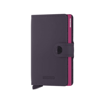 SECRID Miniwallet Matte Dark Purple Fuchsia