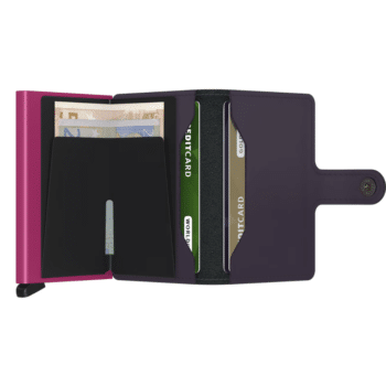 SECRID Miniwallet Matte Dark Purple Fuchsia