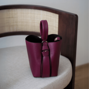 Bucket bag, lys bordeaux