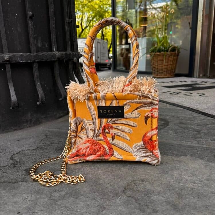 2141 Sorens Isla Yellow Mini Tote Bag_3