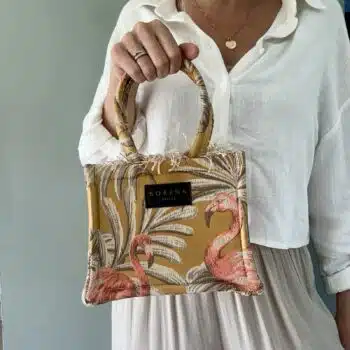 SORENA Isla Yellow Mini Tote Bag