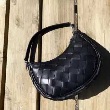 Markberg Helia Crossbody bag, Woven black