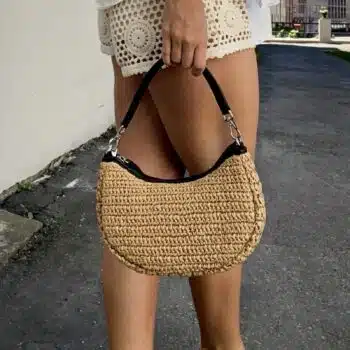 Markberg Helia Crossbody bag, Raffia