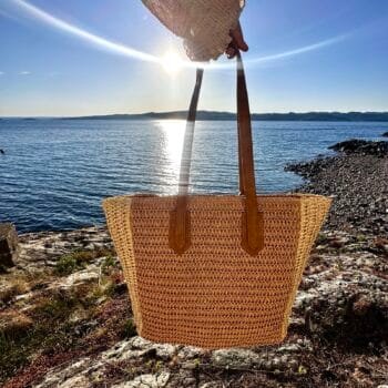 Lycke Tote bag - med kontrastkant