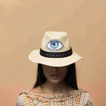 SORENA Hat Crystal Eye – Beige