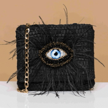 SORENA Feather Kilim Black