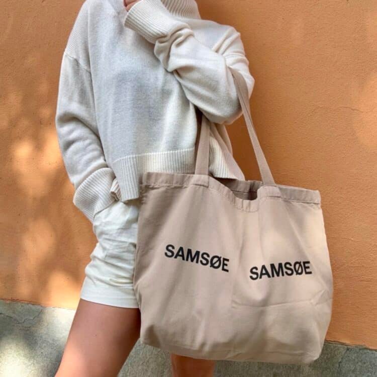 0113 Samsøe Frinka shopper beige_4