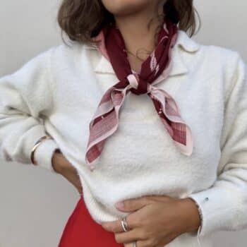 Lunt skjerf bordeaux