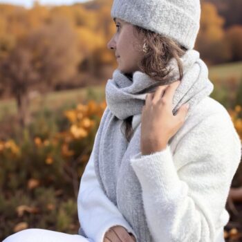 Samsøe Samsøe SaJeanne Scarf - Light Grey Mel