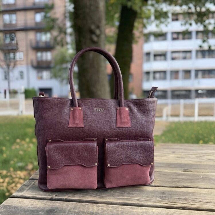 TF2511B10 Tosca Blue Julia jobbveske, shopping bag, bordeaux_1