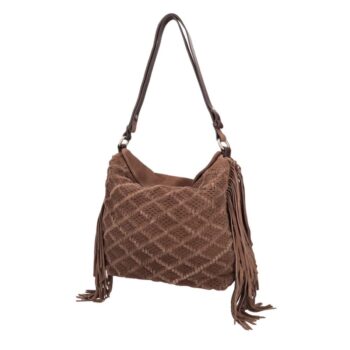 Tosca Blu - Janet Big bag semsket brun