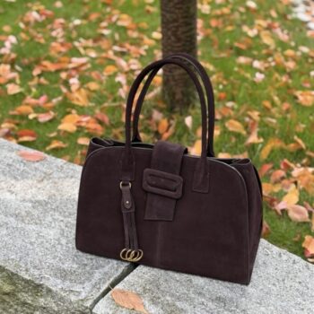 Tosca Blu - Rachel shoping bag, mørkebrun