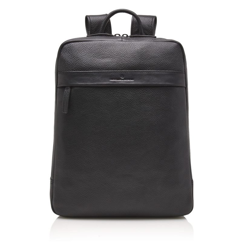 26 9576 Castelijn Beerens Bravo Backpack 15.6 tommer RFID Black - forfra