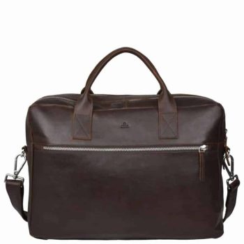 277646 ADAX Catania PC-veske Axel 15.6 Dark Brown Forside