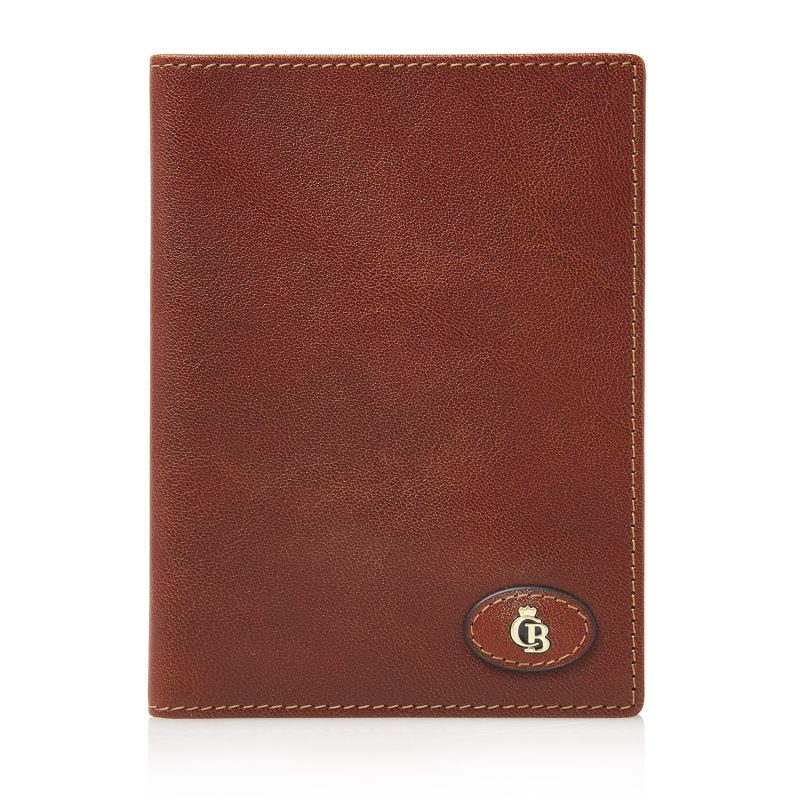 42 6910 PASSPORT HOLDER RFID COGNAC