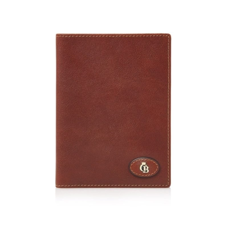 42 6910 PASSPORT HOLDER RFID COGNAC