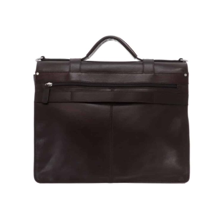 4539 Picard Water buffalo brief case, dobbel