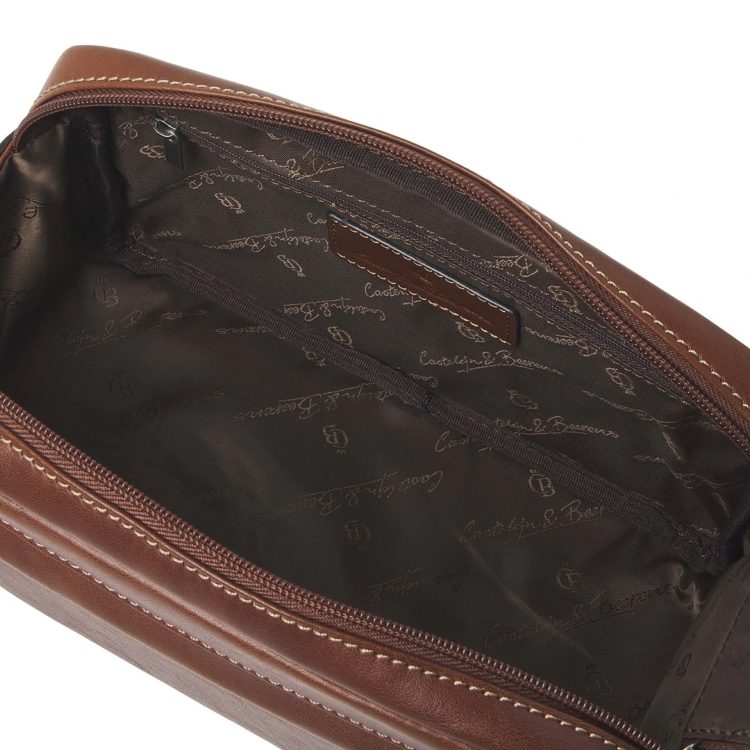 68 9957 Castelijn & Beerens Verona Washbag cognac