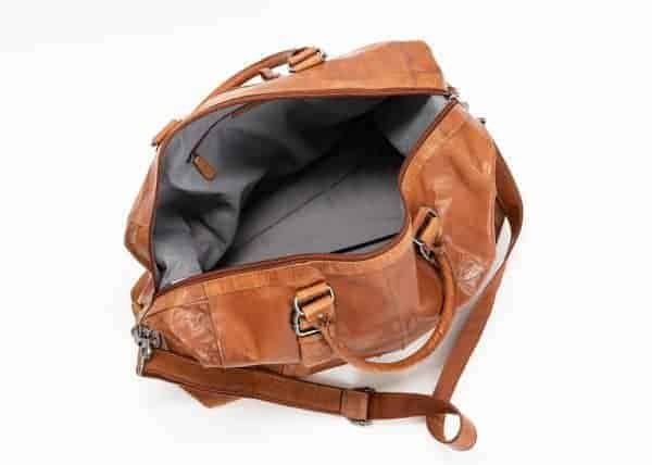 7723831 Spikes Sparrow Weekendbag brandy innside HanskeHallen