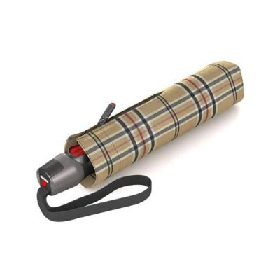 9532005390 Knirps duomatic paraply T.200 checkers lukket