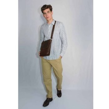 ADAX Catania crossbody Julian mørkebrun