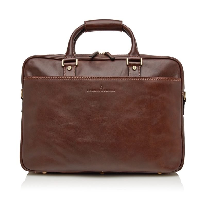 Castelijn & Beerens Laptop Bag 15,6 RFID 68 9472 mocca