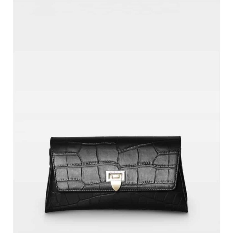 DE406-Decadent-Nora-small-clutch-croco-black-forfra