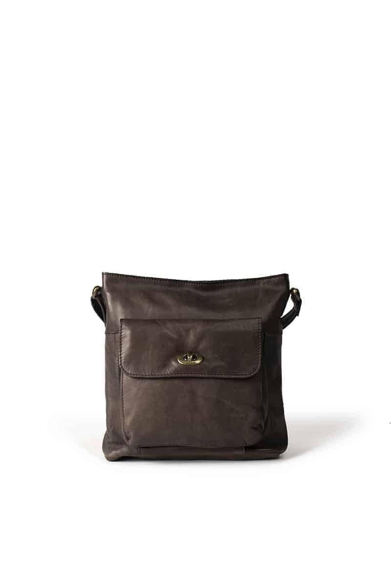 Re:Designed by DIXIE Kay veske • Hanske Hallén Dark Brown Dixie 1656 | RE:DESIGNED | Crossovervesker