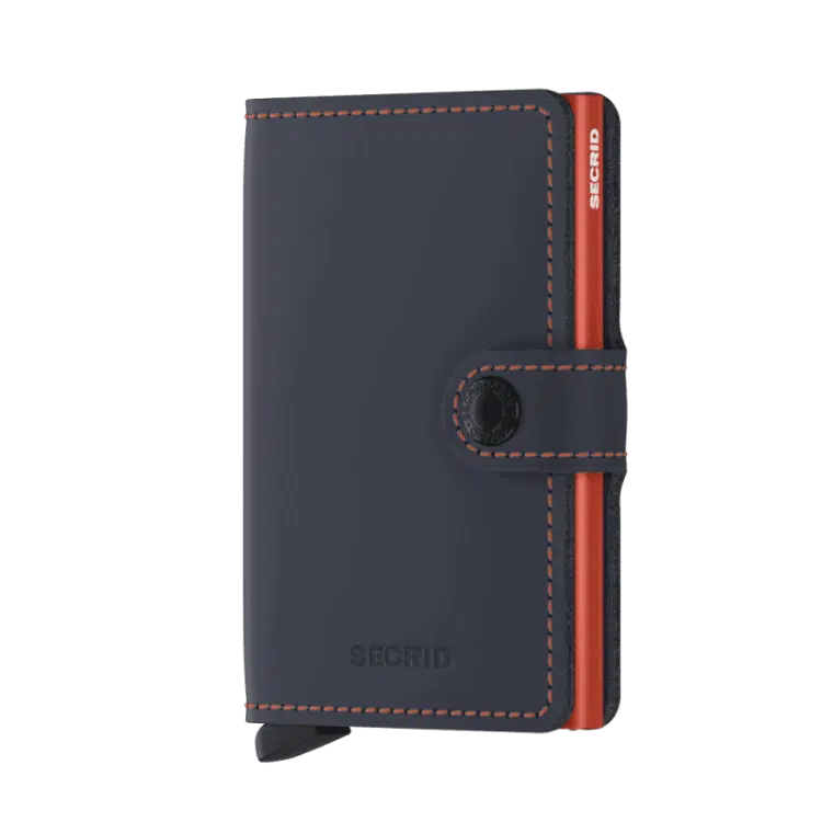 SECRID Matte Night Blue Orange Forside